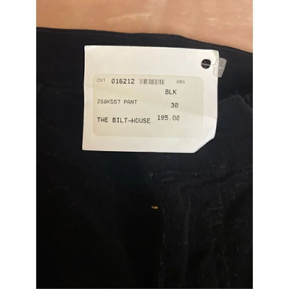 Nwt Allen Schwartz Abs Women’s Black /The Bilt House Pants Size 30. Corduroy — image 5 of 8